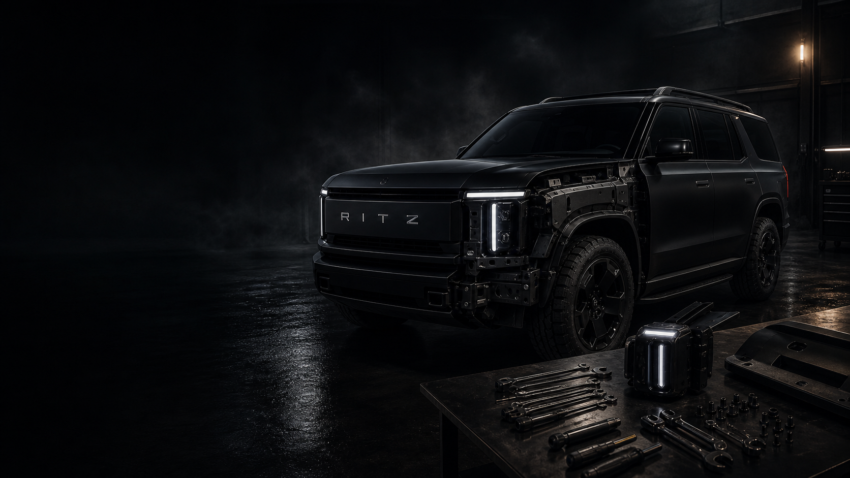 Ritz Motors serviceable truck and SUV powertrain research concept